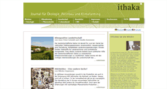 Desktop Screenshot of ithaka-journal.net